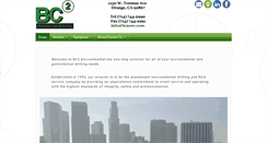 Desktop Screenshot of bc2env.com