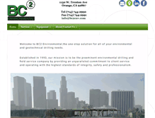 Tablet Screenshot of bc2env.com